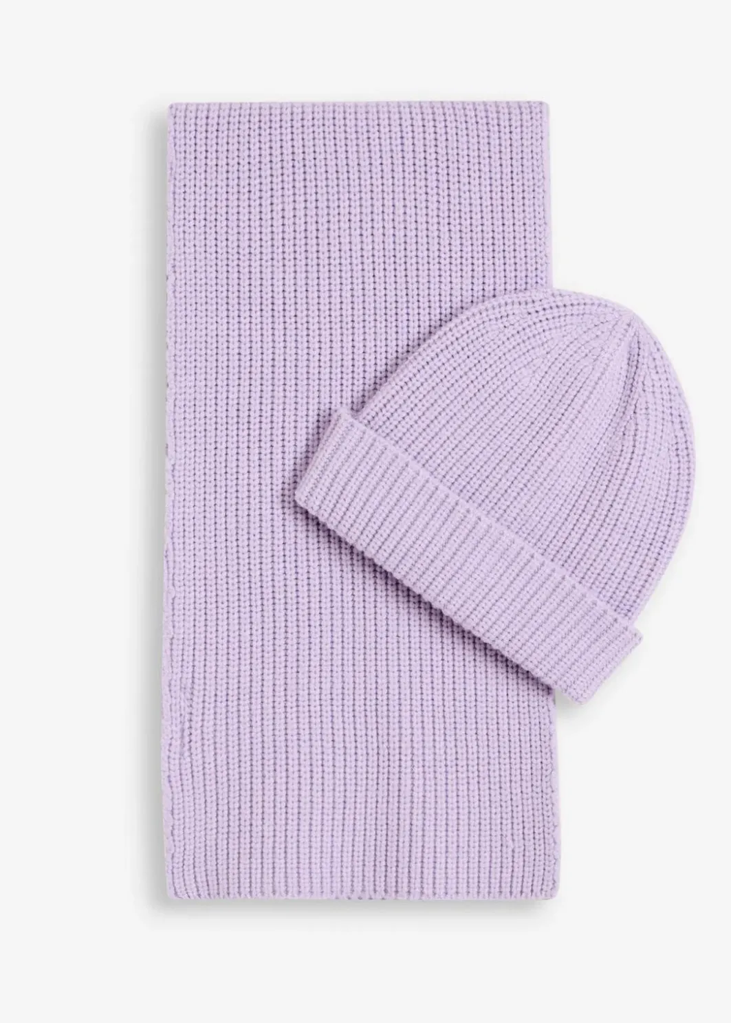Damen bonprix Schuhe & Accessoires In Spezialgrößen·Tücher & Ponchos|Schals & Tücher|Schal und Mütze (2-tlg.Set)