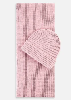 Outlet Schal und Mütze (2-tlg.Set) Damen Mützen, Caps & Hüte|Schals & Tücher