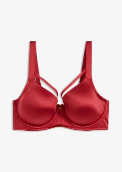 Damen bonprix Wäsche·Große Cups D-H|Wäsche·Bhs|Schalen-BH aus glänzendem Material