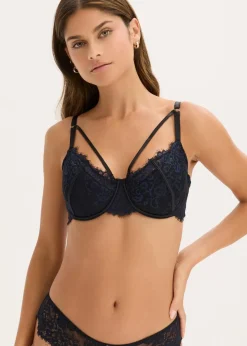 Damen bonprix Große Cups D-H|Nachhaltigere Materialien|Schalen-BH aus zarter Eyelash Spitze