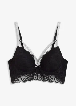 Best Schalen-BH mit abnehmbaren glitzernden Trägern Damen Große Cups D-H|Nachhaltigere Materialien