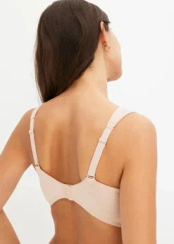Damen bonprix Große Cups D-H|Nachhaltigere Materialien|Schalen-BH mit Bügel mit Bio-Baumwolle (2er Pack)