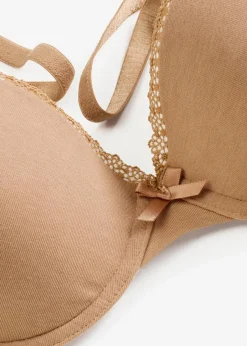 Damen bonprix Große Cups D-H|Nachhaltigere Materialien|Schalen-BH mit Bügel mit Bio-Baumwolle
