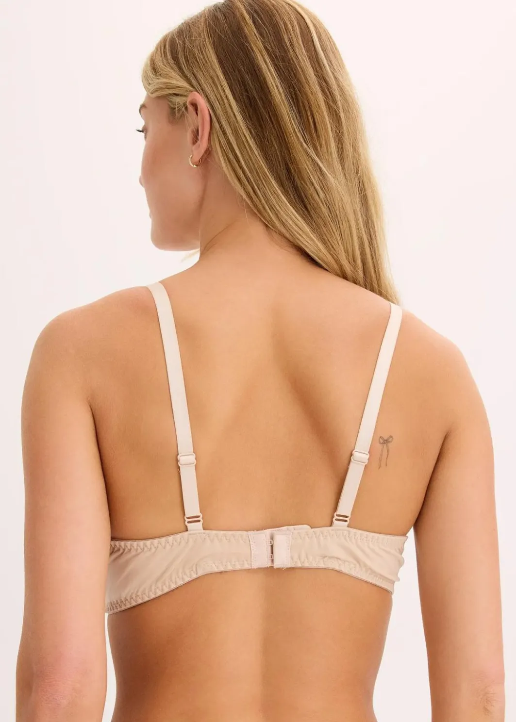 Damen bonprix Große Cups D-H|Bhs|Schalen-BH mit blumiger Stickerei