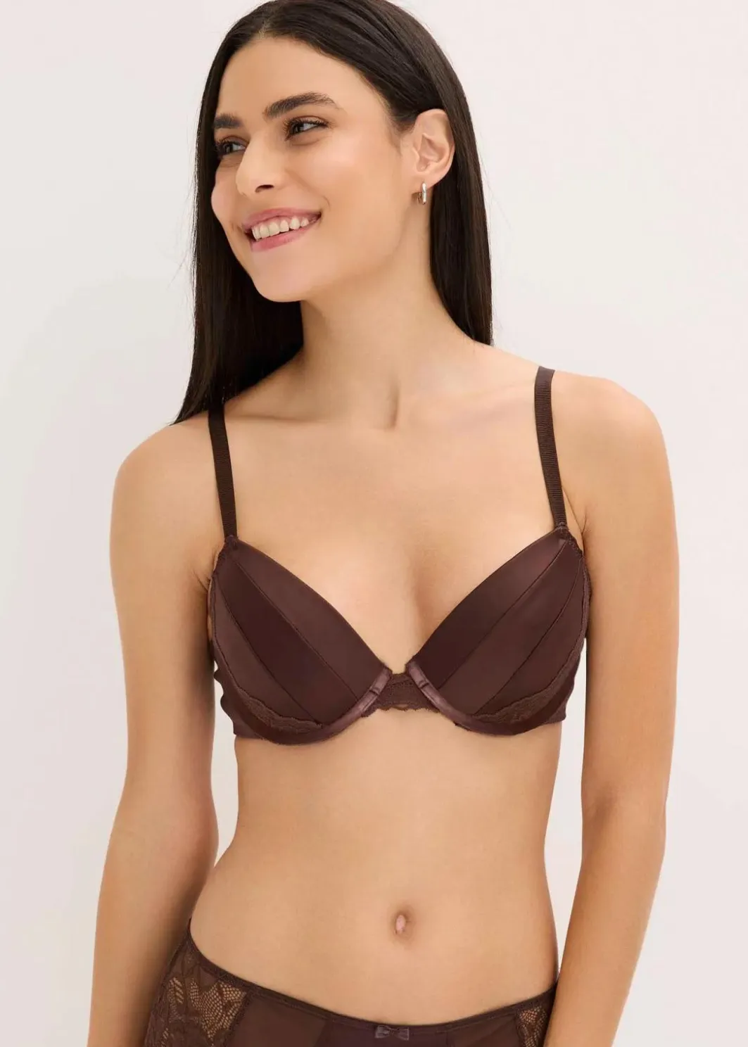Best Schalen-BH mit edlem Glanzeffekt Damen Große Cups D-H|Bhs