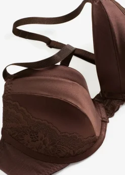 Damen bonprix Große Cups D-H|Bhs|Schalen-BH mit edlem Glanzeffekt