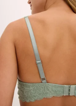 Damen bonprix Wäsche·Dessous|Wäsche·Bhs|Schalen-BH mit floraler Spitze