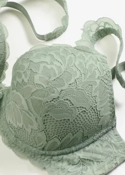 Damen bonprix Wäsche·Dessous|Wäsche·Bhs|Schalen-BH mit floraler Spitze