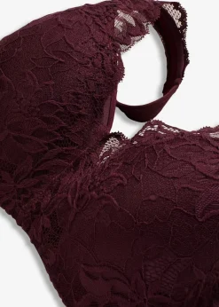 Outlet Schalen-BH mit gepolsterten Trägen und zarter Spitze Damen Wäsche·Dessous|Wäsche·Große Cups D-H