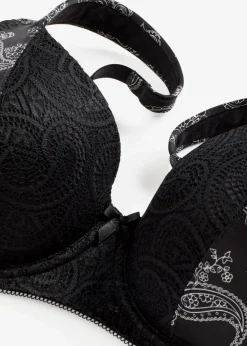 Schalen-BH mit gepolsterten Trägern Damen Wäsche·Dessous|Wäsche·Große Cups D-H