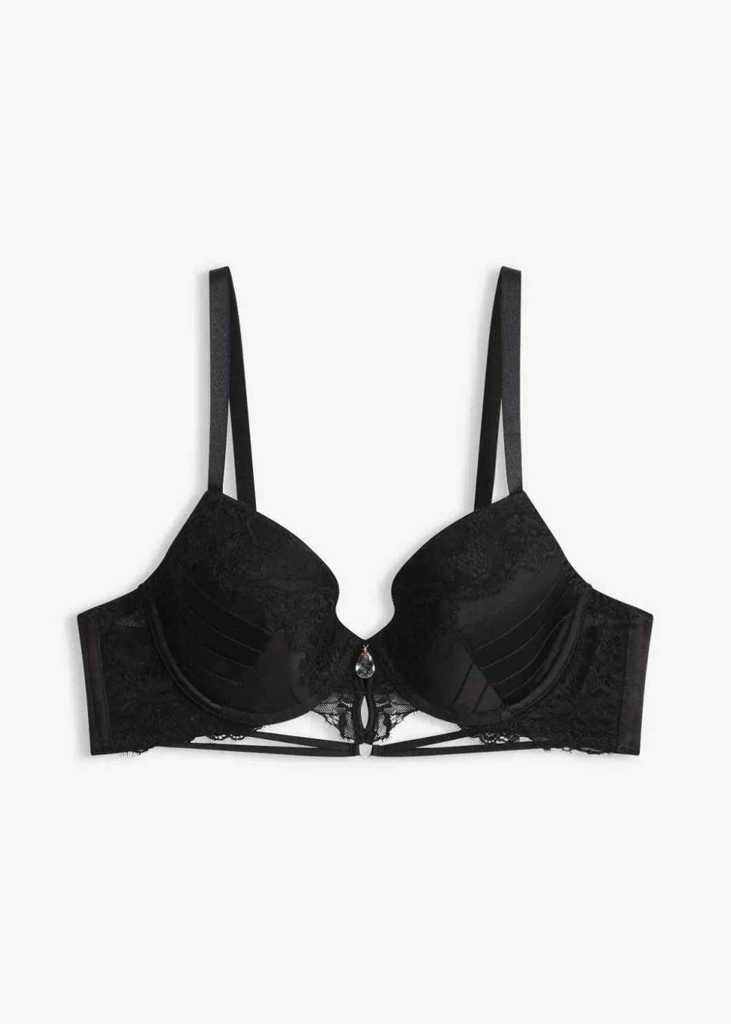 Damen bonprix Große Cups D-H|Nachhaltigere Materialien|Schalen-BH mit zarter Spitze