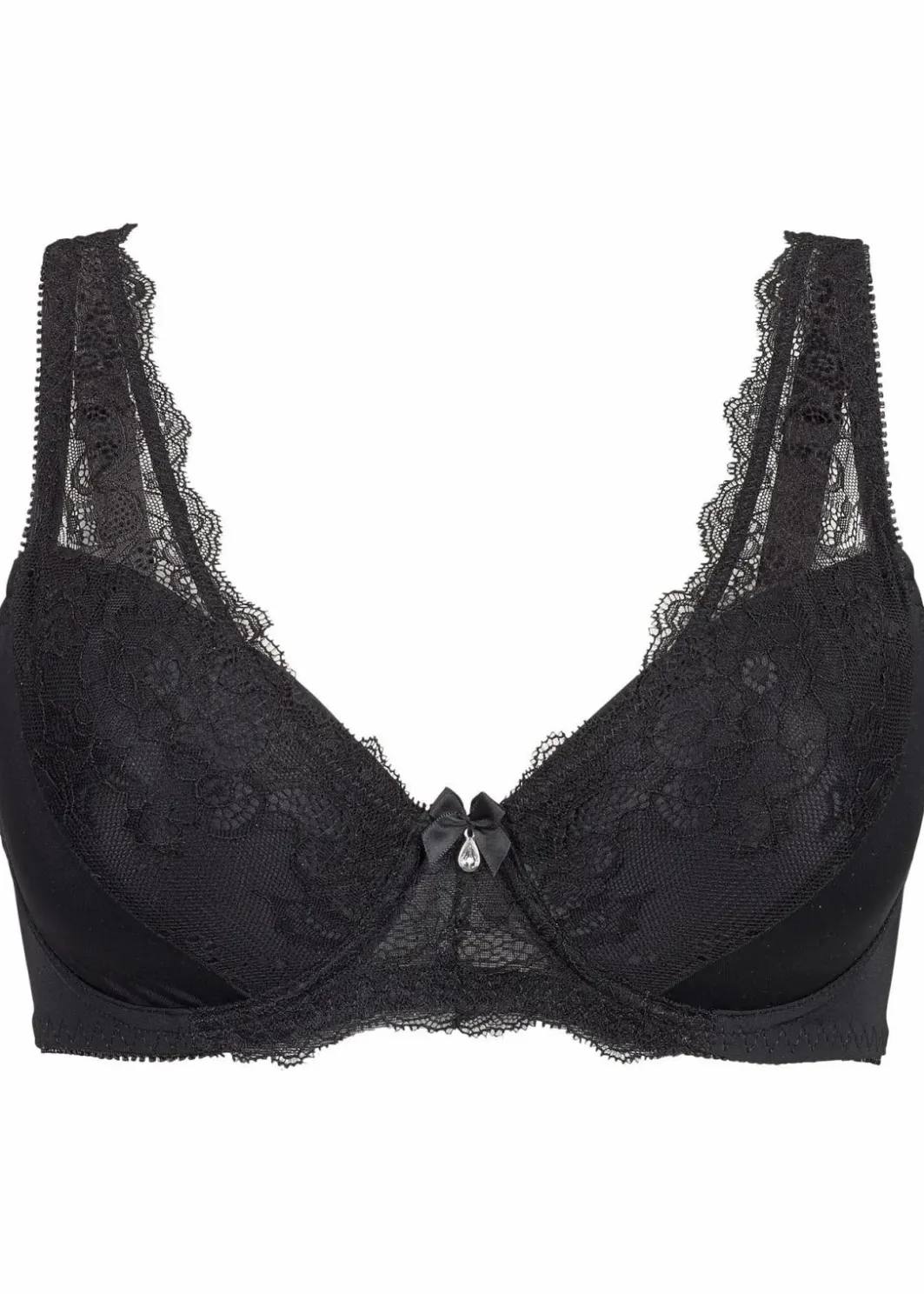 New Schalen-BH mit zarter Spitze Damen Wäsche·Dessous|Wäsche·Große Cups D-H