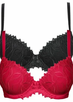 Sale Schalen-BH mit zarter Stickerei (2er Pack) Damen Große Cups D-H|Bhs