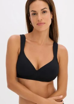 Damen bonprix Wäsche·Baumwollunterwäsche|Wäsche·Große Cups D-H|Schalen-BH ohne Bügel mit Bio-Baumwolle (2er Pack)