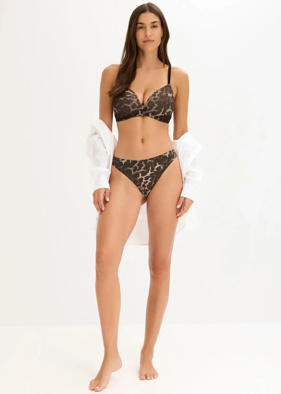 Damen bonprix Wäsche·Baumwollunterwäsche|Nachhaltigere Materialien|Schalen-BH ohne Bügel mit Baumwolle (2er Pack)
