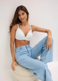 Damen bonprix Nachhaltigere Materialien|Bhs|Schalen-BH ohne Bügel ​mit Bio-Baumwolle