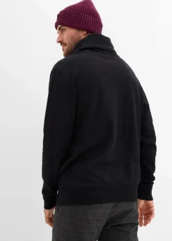 Sale Schalkragen-Sweatshirt aus reiner Bio-Baumwolle Herren Sweat|Basics