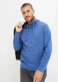 Best Schalkragen-Sweatshirt aus reiner Bio-Baumwolle Herren Große Größen|Basics