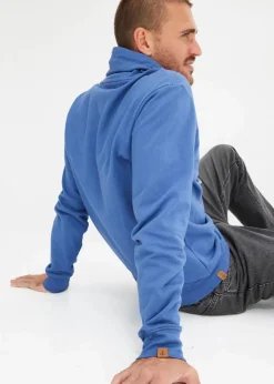 Best Schalkragen-Sweatshirt aus reiner Bio-Baumwolle Herren Große Größen|Basics