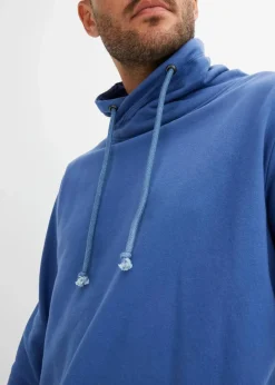 Best Schalkragen-Sweatshirt aus reiner Bio-Baumwolle Herren Große Größen|Basics