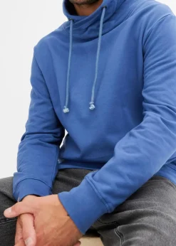 Best Schalkragen-Sweatshirt aus reiner Bio-Baumwolle Herren Große Größen|Basics