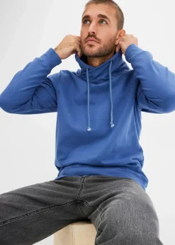 Best Schalkragen-Sweatshirt aus reiner Bio-Baumwolle Herren Große Größen|Basics