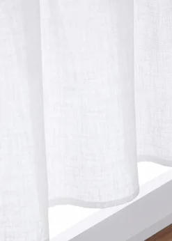 Clearance Scheibengardine in Leinen-Optik Scheibengardinen