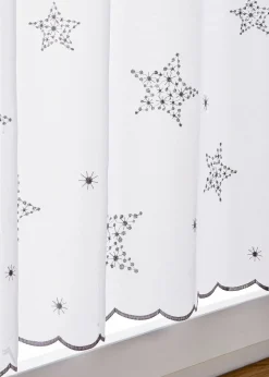 Clearance Scheibengardine mit Stickerei Scheibengardinen|Weihnachtsdeko & -Textilien·Gardinen