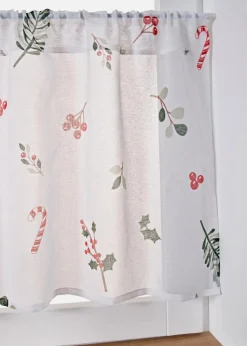 Discount Scheibengardine mit Weihnachtsmotiv Scheibengardinen|Weihnachtsdeko & -Textilien·Gardinen