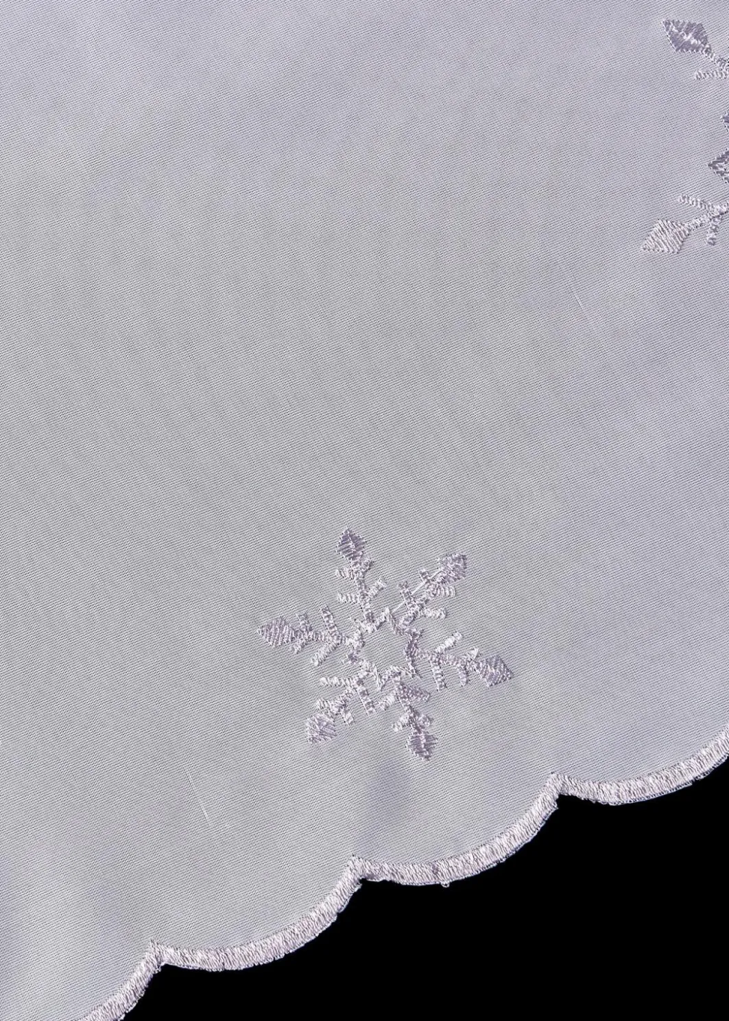 bonprix Scheibengardinen|Weihnachtsdeko & -Textilien·Gardinen|Scheibengardine mit winterlicher Stickerei