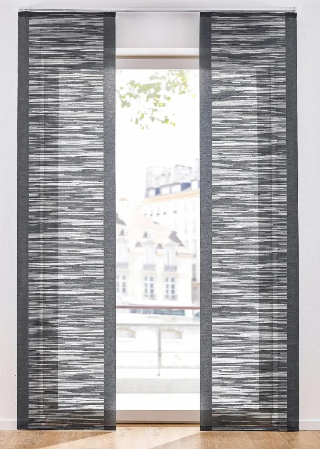 bonprix Schiebegardinen|Schiebegardine mit Querstreifen (1er Pack)