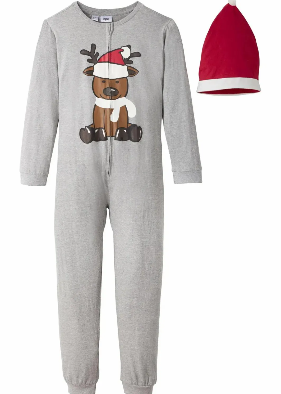 Discount Schlafoverall + Zipfelmütze mit weicher Bio-Baumwolle (2-tlg. Set) Kinder Jungen·Nachtwäsche|Mädchen·Nachtwäsche