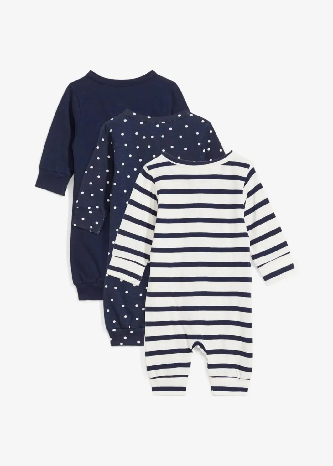 Sale Schlafoverall aus reiner Bio-Baumwolle (3er Pack) Kinder Overalls & Sets|Mehrfachpacks