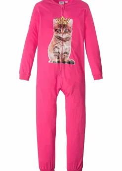 Clearance Schlafoverall aus reiner Bio-Baumwolle Kinder Mädchen·Nachtwäsche