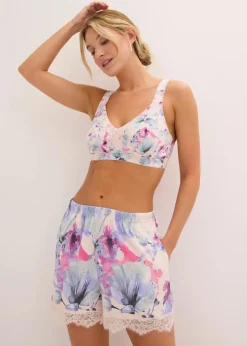Clearance Schlafshorts (2er Pack) aus softem Viskose-Mix Damen Wäsche·Nachtwäsche|Nachtwäsche