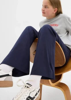 Outlet Schlaghose aus Bio-Baumwoll-Mix mit seitlichen Schlitzen Kinder Mädchen 2-8 Jahre·Nachhaltigere Materialien|Mädchen 9-16 Jahre·Nachhaltigere Materialien