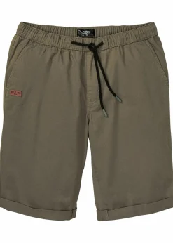Hot Schlupf-Bermuda aus reiner Baumwolle, Regular Fit Herren Große Größen|Shorts