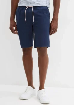Best Schlupf-Bermuda aus reiner Baumwolle, Regular Fit Herren Hosen|Shorts