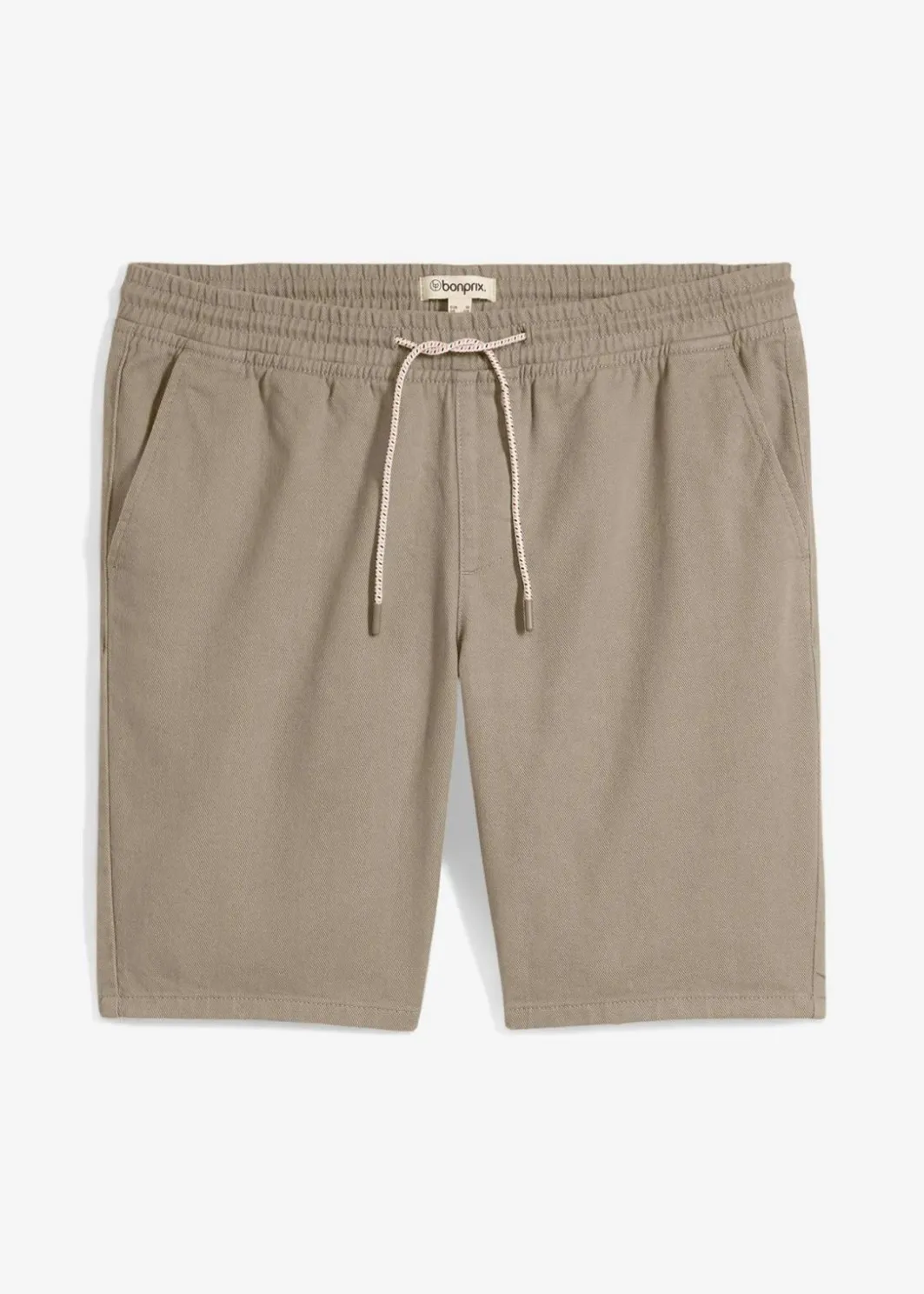Clearance Schlupf-Bermuda aus reiner Baumwolle, Regular Fit Herren Große Größen|Shorts