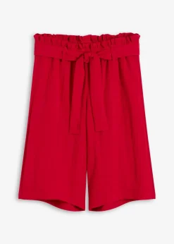 Outlet Schlupf-Bermuda aus Viskose-Mix Damen Bekleidung·Outdoorbekleidung|Bekleidung·Kleider