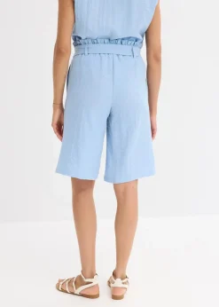 Damen bonprix Nachhaltigere Materialien|Hosen|Schlupf-Bermuda aus Viskose-Mix