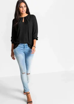 Damen bonprix Bekleidung·Jacken & Mäntel|Blusen & Tuniken|Schlupfbluse