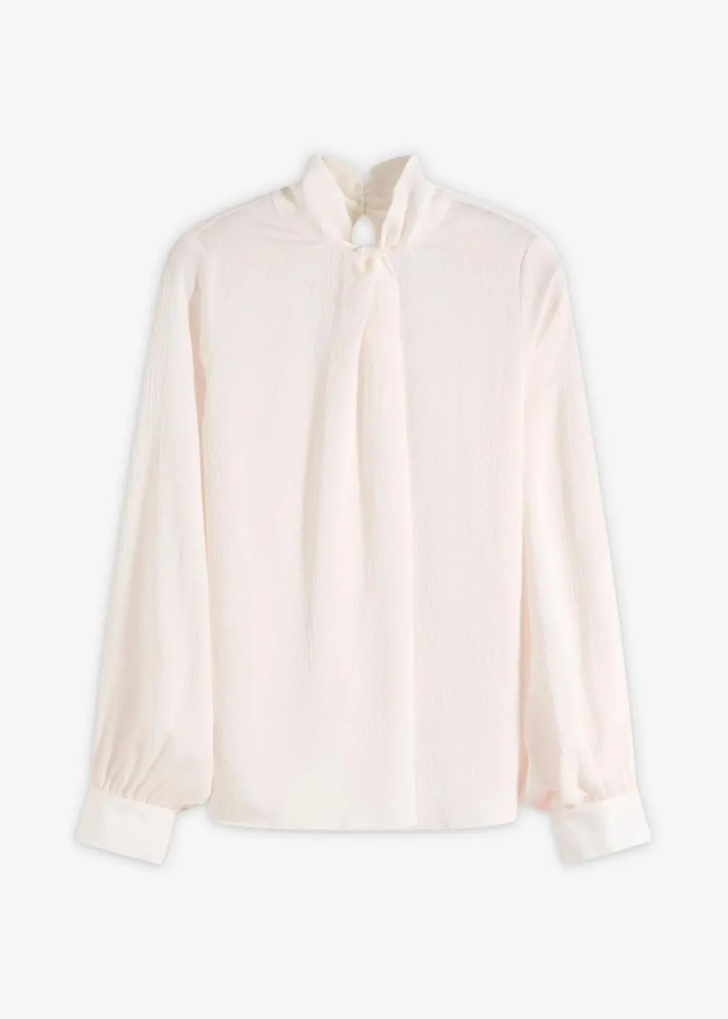 New Schlupfbluse aus fließendem Satin Damen Bekleidung·Jacken & Mäntel|Blusen & Tuniken