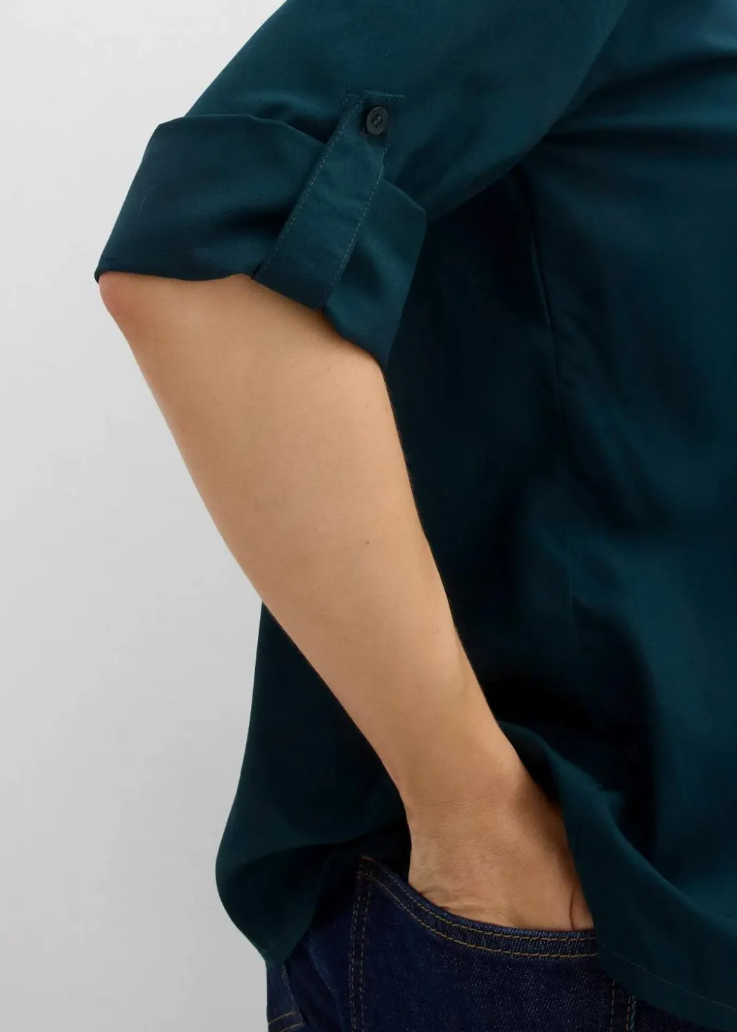 Schlupfbluse aus fließender Viskose Damen Blusen & Tuniken|Bekleidung·Jacken & Mäntel