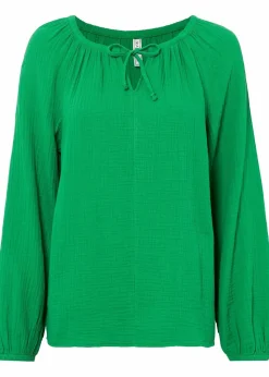 Damen bonprix Blusen & Tuniken|Bekleidung·Jacken & Mäntel|Schlupfbluse aus luftigem Musselin