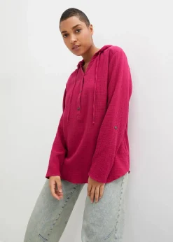 Damen bonprix Bekleidung·Jacken & Mäntel|Blusen & Tuniken|Schlupfbluse aus luftigem Musselin