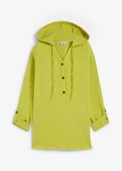 Damen bonprix Blusen & Tuniken|Bekleidung·Jacken & Mäntel|Schlupfbluse aus luftigem Musselin