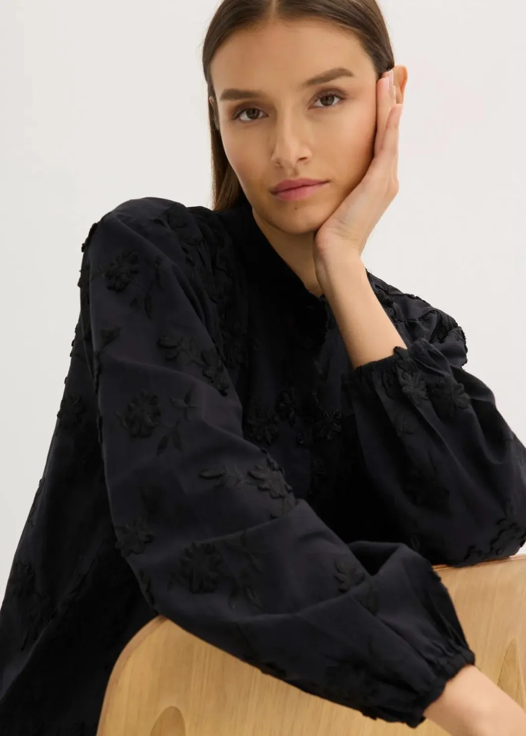 Sale Schlupfbluse aus reiner Baumwolle Damen Blusen & Tuniken|Bekleidung·Jacken & Mäntel