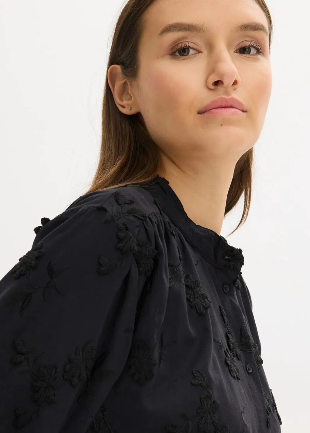 Sale Schlupfbluse aus reiner Baumwolle Damen Blusen & Tuniken|Bekleidung·Jacken & Mäntel