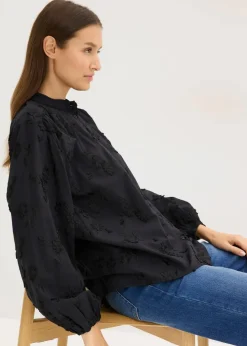 Sale Schlupfbluse aus reiner Baumwolle Damen Blusen & Tuniken|Bekleidung·Jacken & Mäntel